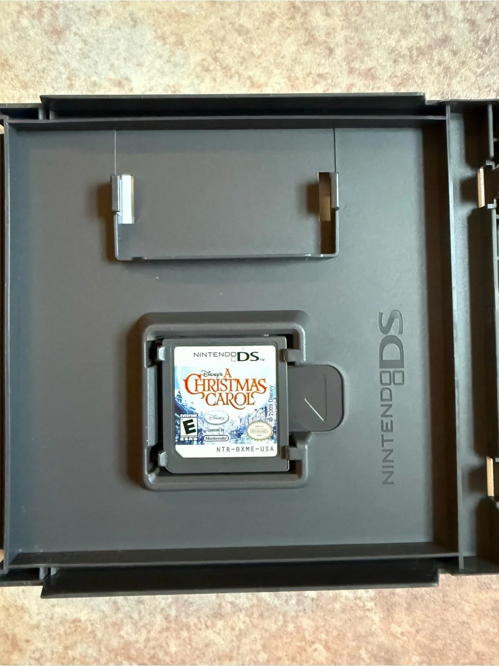 Nintendo DS Disney A Christmas Carol - Blue Artwork